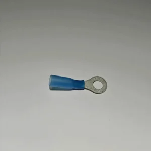 Rengasliitin 6mm Sininen Kutistettava 10kpl