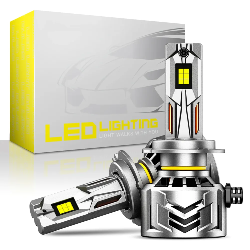 NOEIFEVO H7 Auton Ajovalon Lamppu, 60 000 Lumenia, 240W, 6500K Valkoinen, IP68 Vedenpitävä, 100 000 Tunnin Elinikä, Lähiva...