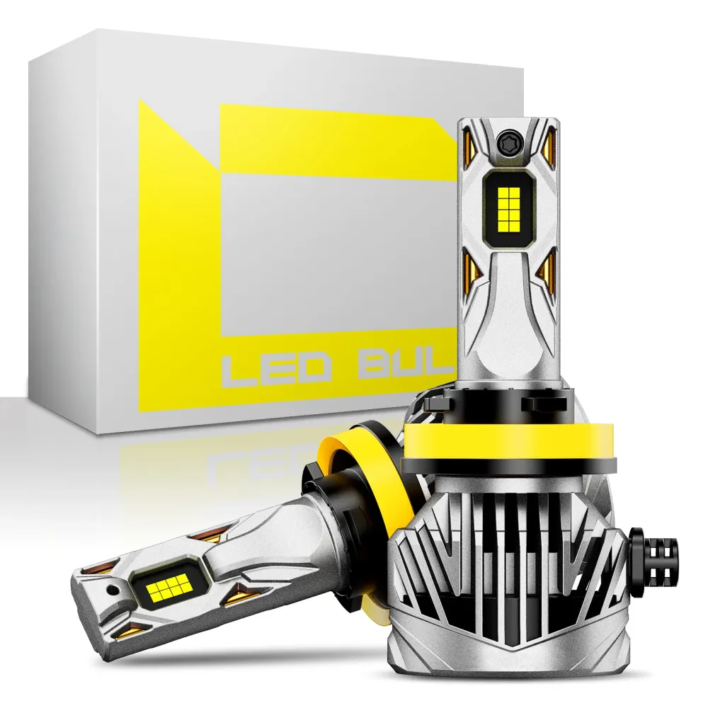 NOEIFEVO H11 Auto Ajovalopurka, 30 000 Lumenia, 130W, 6500K Valkoinen, IP68 Vesitiivis, 100 000 Tunnin Kesto, Lähivalo ja...