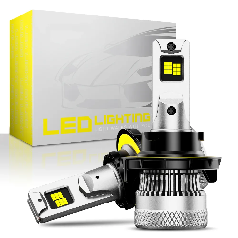 NOEIFEVO H13 Auton Ajovalopoltin, 40 000 Lumenia, 200W, 6500K Valkoinen, IP68 Vesitiivis, 100 000 tunnin käyttöikä, Lyhyt-...