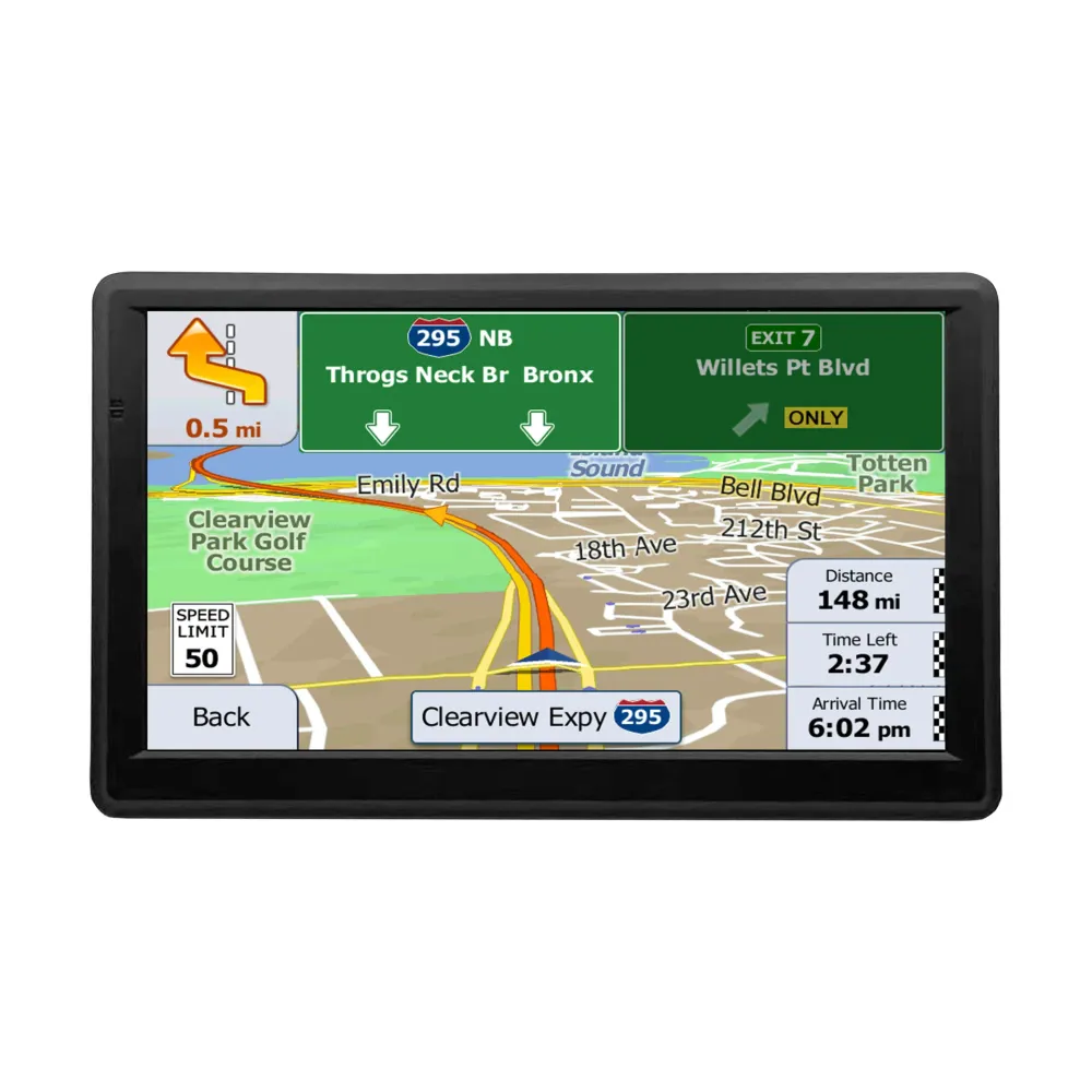 NOEIFEVO X20 GPS Navigointi, 7 tuuman kosketusnäyttö Euroopan kartoilla, 8GB 256MB, monikielinen, FM-tuki, autoille/vastik...