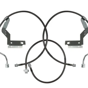 Carli 05-07 Ford F250/350 SD Hardware Braided Brake Lines 4.5in System