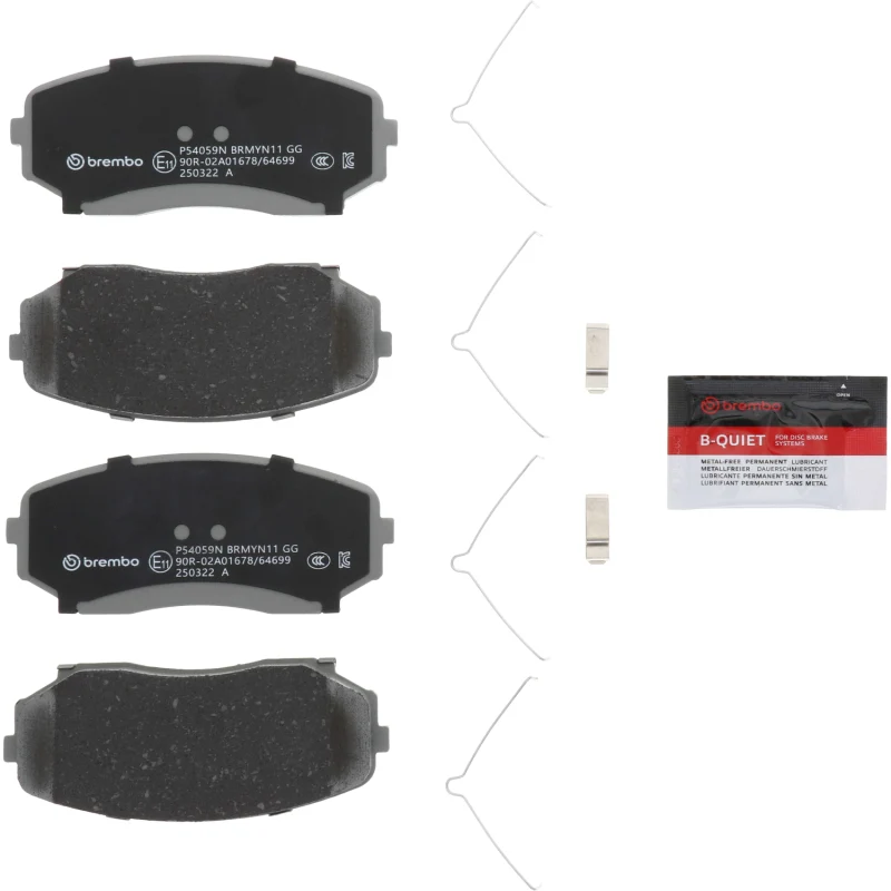 Brembo 19-20 Ford Edge/ Mazda CX-9/ Lincoln MKX/ Mazda CX-7/ Mazda CX-5 Front NAO Brake Pad