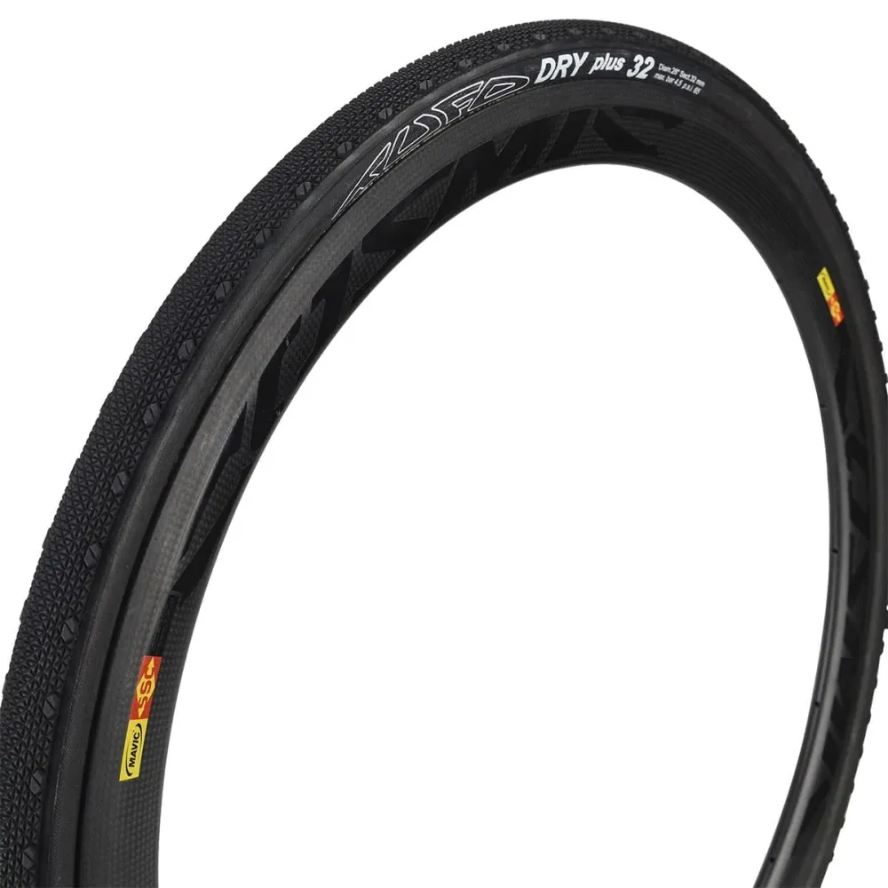 TUFO DRY PLUS 700x32c Cyclocross-rengas Musta