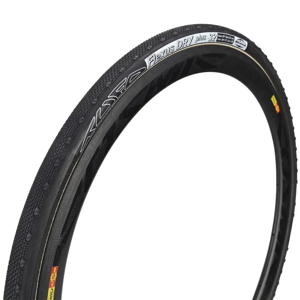 TUFO FLEXUS DRY PLUS 700x32c Cyclocross-rengas Musta