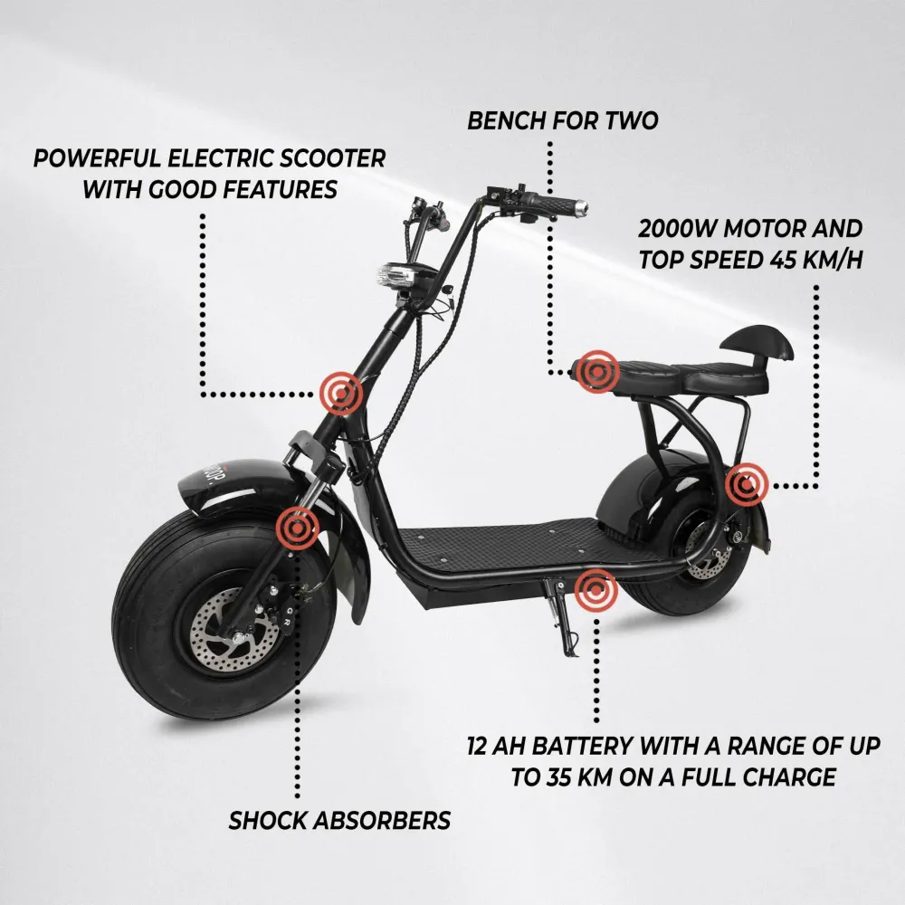 Sähköpotkulauta Swoop Kruiser Turbo 2000w