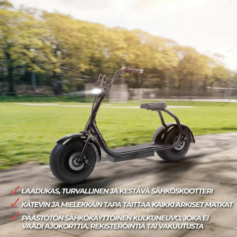 Swoop Kruiser sähköpotkulauta N2, musta