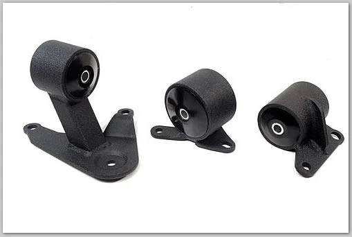 Innovative 92-96 Prelude F-Series/H-Series Black Steel Mounts 75A Bushings