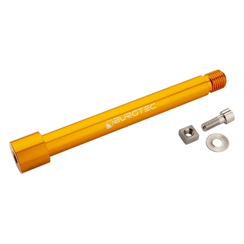 BURGTEC etupyörän akseli FOX-haarukalle 15x110 mm Boost KaboltX 2021 Oranssi