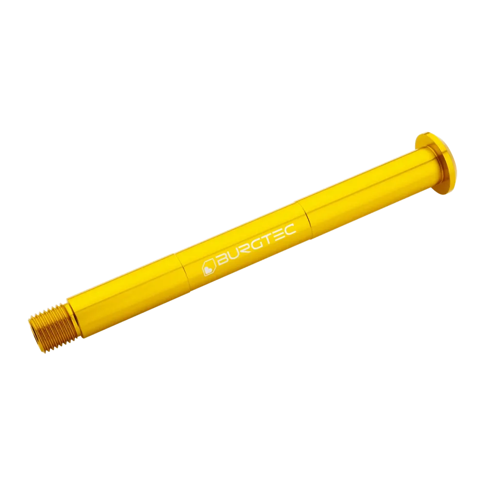 BURGTEC etupyörän akseli FOX-haarukkaan 15x110 mm Boost Avant 2021 Gold