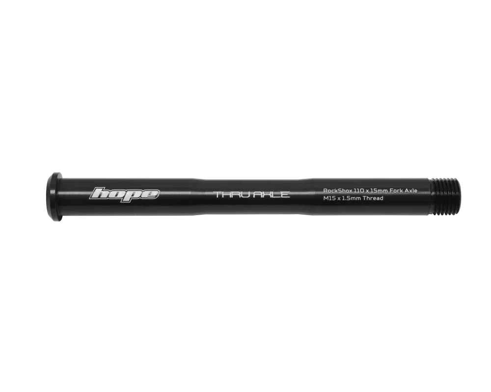 HOPE etupyörän akseli ROCKSHOX Pike/Lyric/Zeb haarukkaan Musta