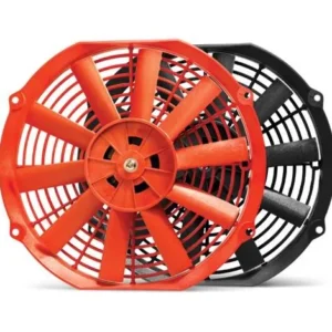 BLOX Racing 12inch Electric Slim Fan - Red
