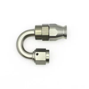 DeatschWerks 6AN Female Swivel 180-Degree Hose End PTFE (Incl. 1 Olive Insert)