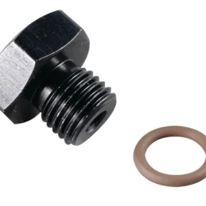 Fragola -10AN Port Plug 7/8-14 - Black