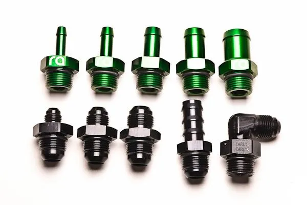 Radium Engineering Fitting 6AN ORB to 5/16 BARB
