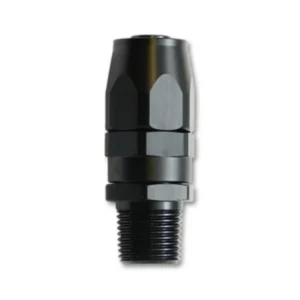 Vibrant -12AN Male NPT Straight Hose End Fitting - 3/4 NPT