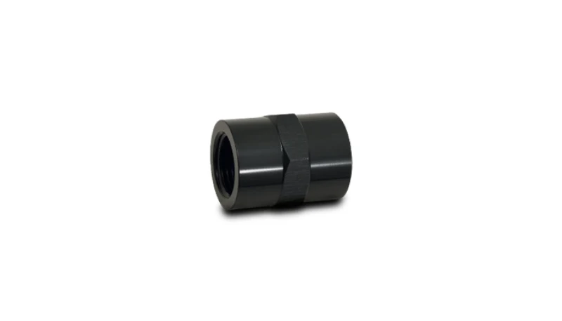 Vibrant 1/8in NPT Female Pipe Coupler Fitting - Aluminum