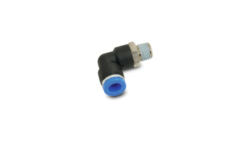 Vibrant Male Elbow Fitting 3/16in OD Tubing (1/8in NPT Thread)