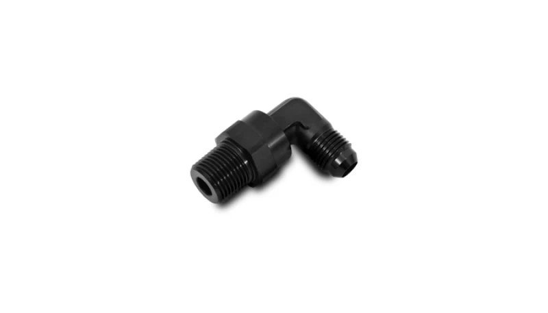 Vibrant Male to Male NPT 90 Degree Swivel Adapter -6 to 1/2in NPT