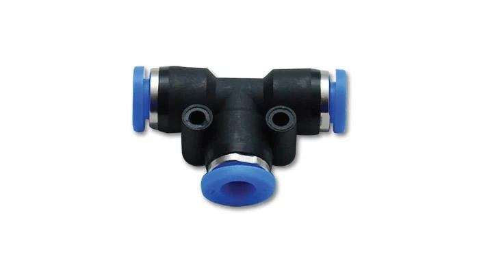 Vibrant Union inTin Pneumatic Vacuum Fitting - use 1/4in (6mm) OD tubing