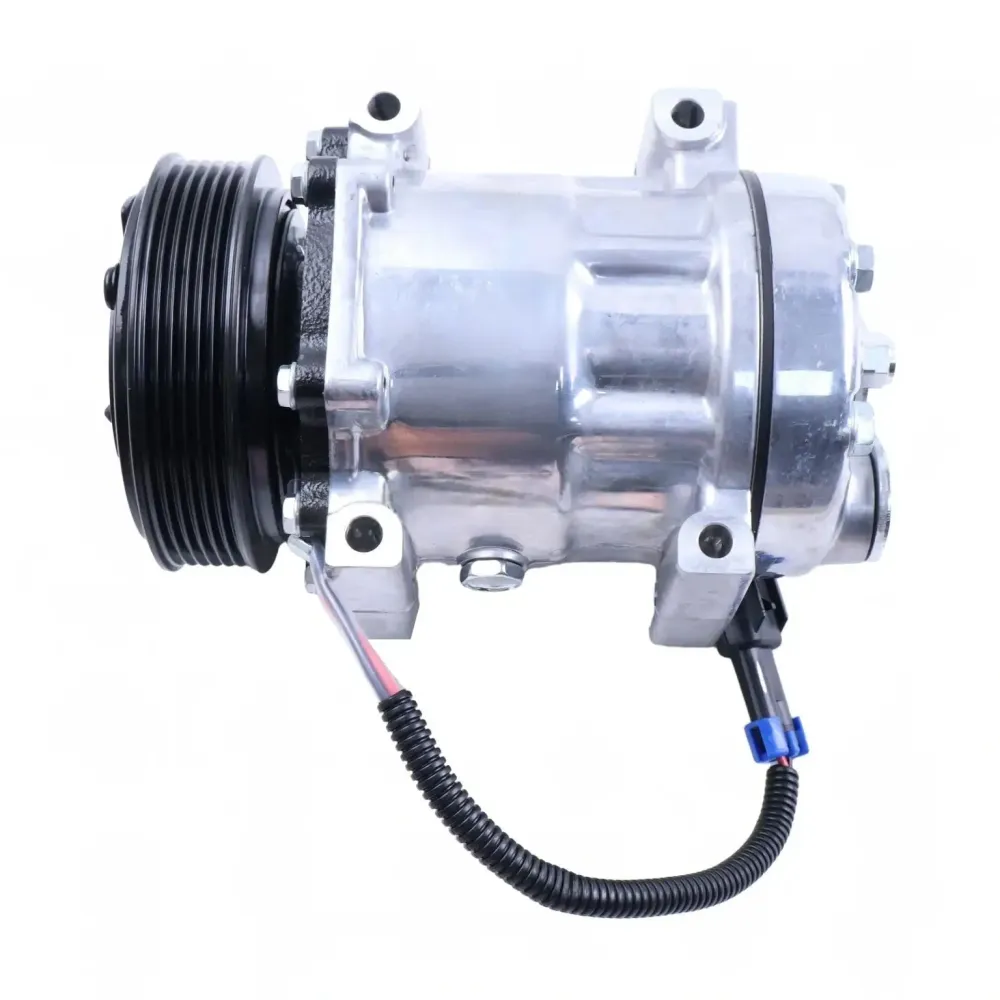 12V 6PK 126mm 7H15 ilmastointikompressori F69-1015-111 F69-1028-111 Peterbilt 365 367 389 Kenworth T680 T660 T880 kuorma-a...