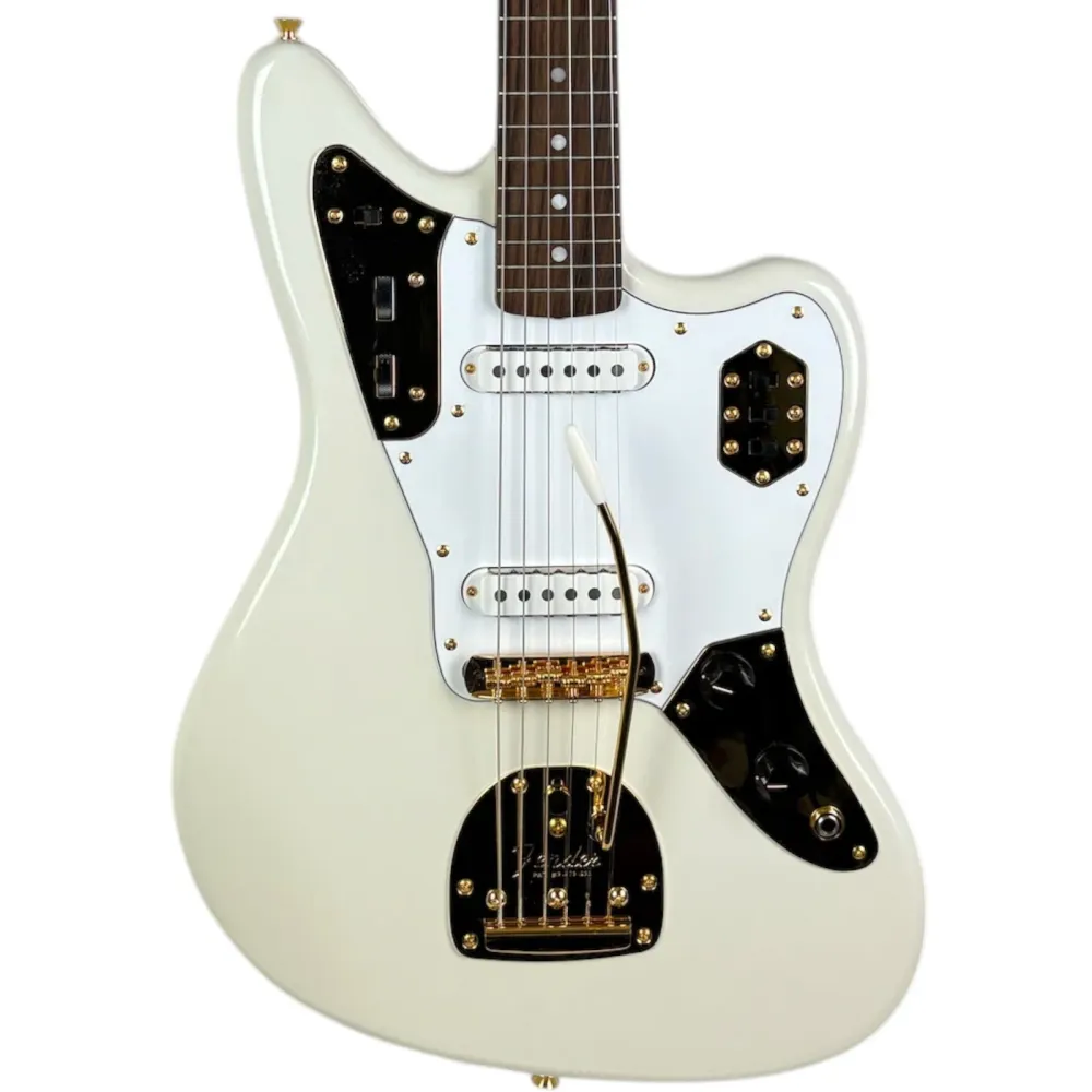 Fender Japan Traditional Collection 60s Jaguar 2025 - White Pearl - Yhteensopiva kaula