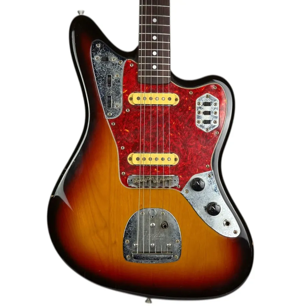 Fender Japan 66’ Uudelleenjulkaisu Jaguar 1997-2000 - Aurinkopilkku