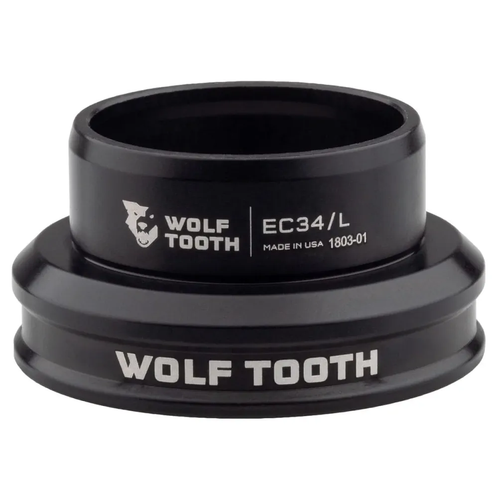 Alhainen kulho tuotteelle WOLF TOOTH PREMIUM 1"1/8 EC34 ulkoinen kuuloke musta