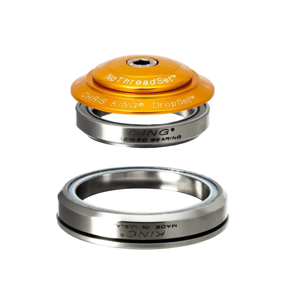 Integroitu kuuloke CHRIS KING DROPSET 5 1"1/8-1.5" IS42/IS52 Gold