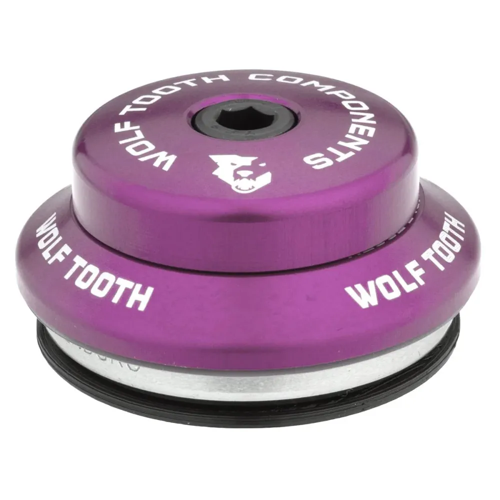 Korkea kuppi WOLF TOOTH PREMIUM integroituun kuulokemikrofoniin 1"1/8 IS41 Stack 7mm Violetti