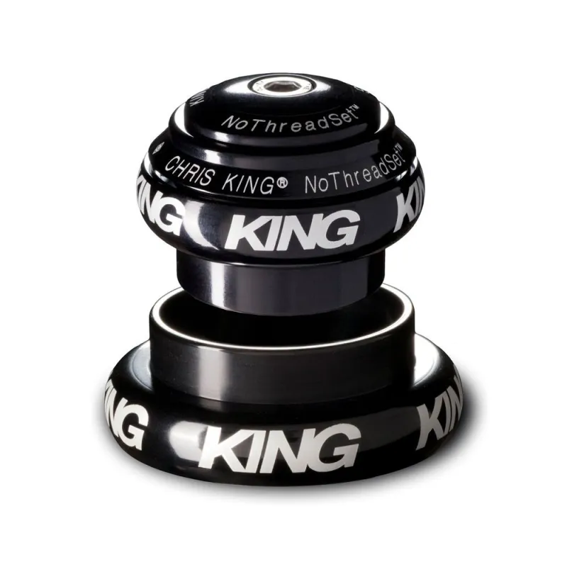 Ulkoinen kuulokesarja CHRIS KING NOTHREADSET 1"1/8-1.5" EC34/EC44 Musta