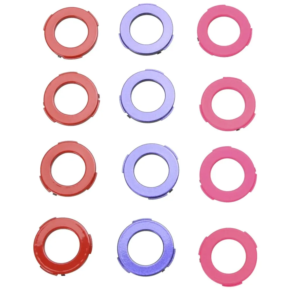 6 MAGURA-silmukan sarja 4 mäntäjalustalle Violetti. Punainen. Vaaleanpunainen