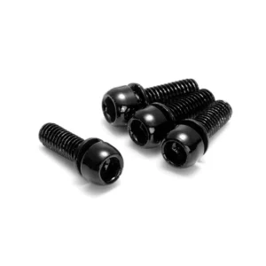 4 kpl M6 x 18 mm:n RUUVIT Jalustan kiinnitysruuvit Musta