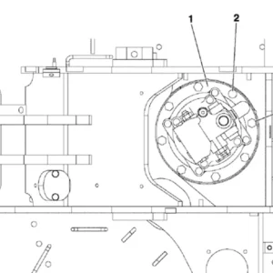 Kääntömoottori KAC0177 KAC10010 Sopii Sumitomo SH75:een
