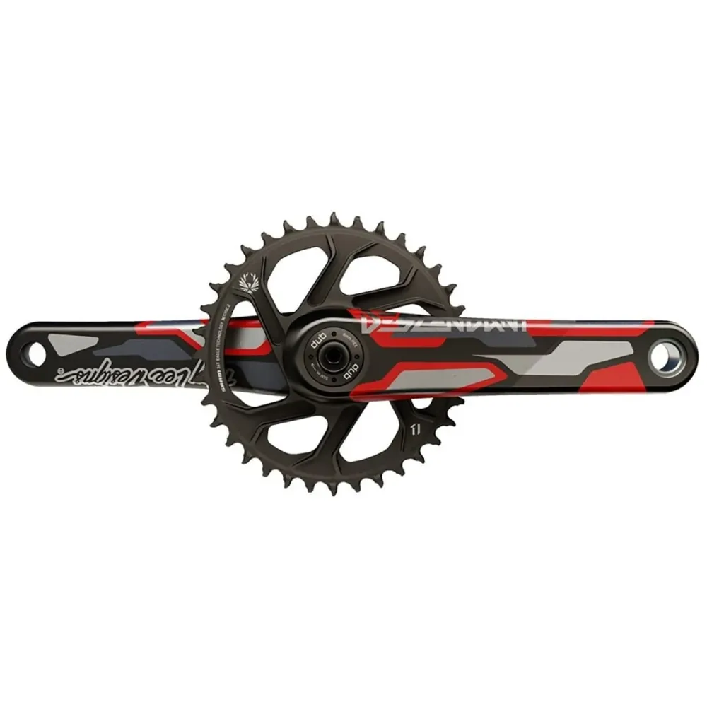TRUVATIV DESCENDANT TLD EAGLE ALL DH DUB83 Hiili Punainen 11/12V Mono kampiakseli