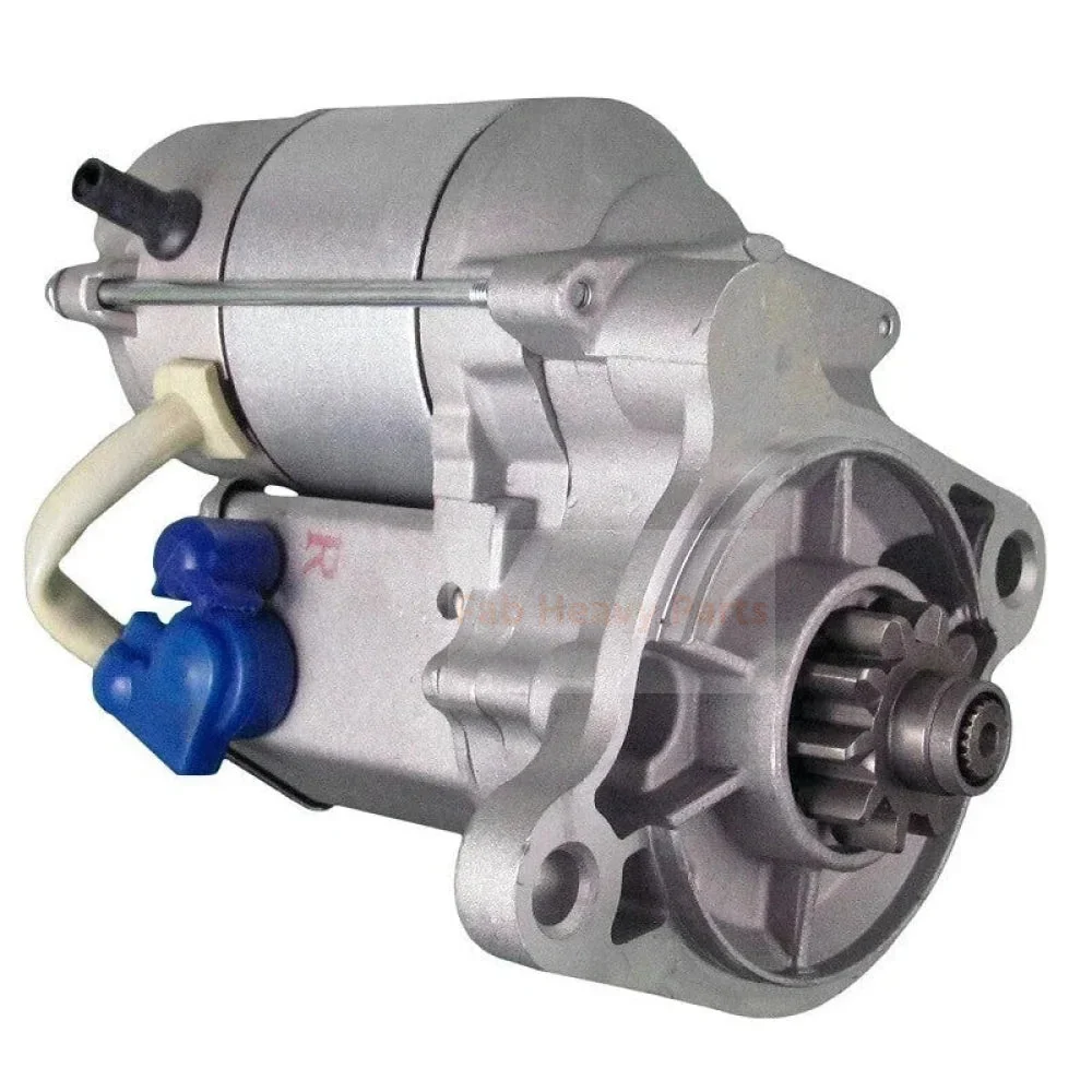 Uusi 12V 10T käynnistysmoottori 128000-1050 17379 D141164 Sopii Caterpillar T100C T100D T120C T125D T150D T165 T180 T200 2...