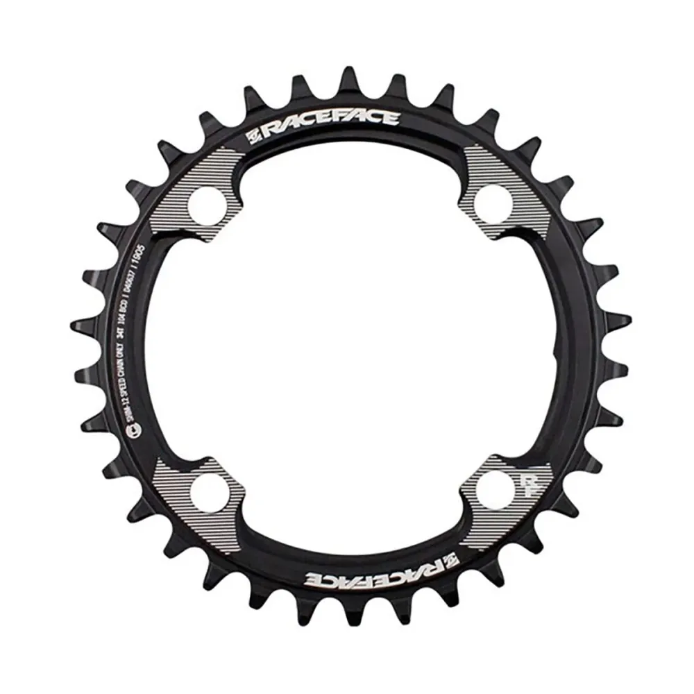 RACE FACE Yhteensopiva Shimano 12V 4 reikäinen 104mm musta monoketjupyörä RACE FACE yhteensopiva Shimano 12V 4 reikäinen 1...