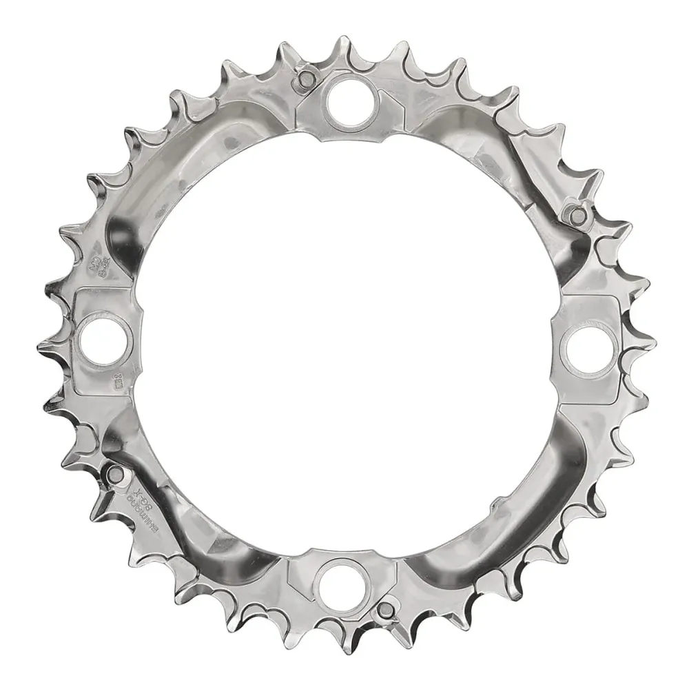 SHIMANO DEORE M530 9V 4 reikää 104mm hopea väliketjurengas
