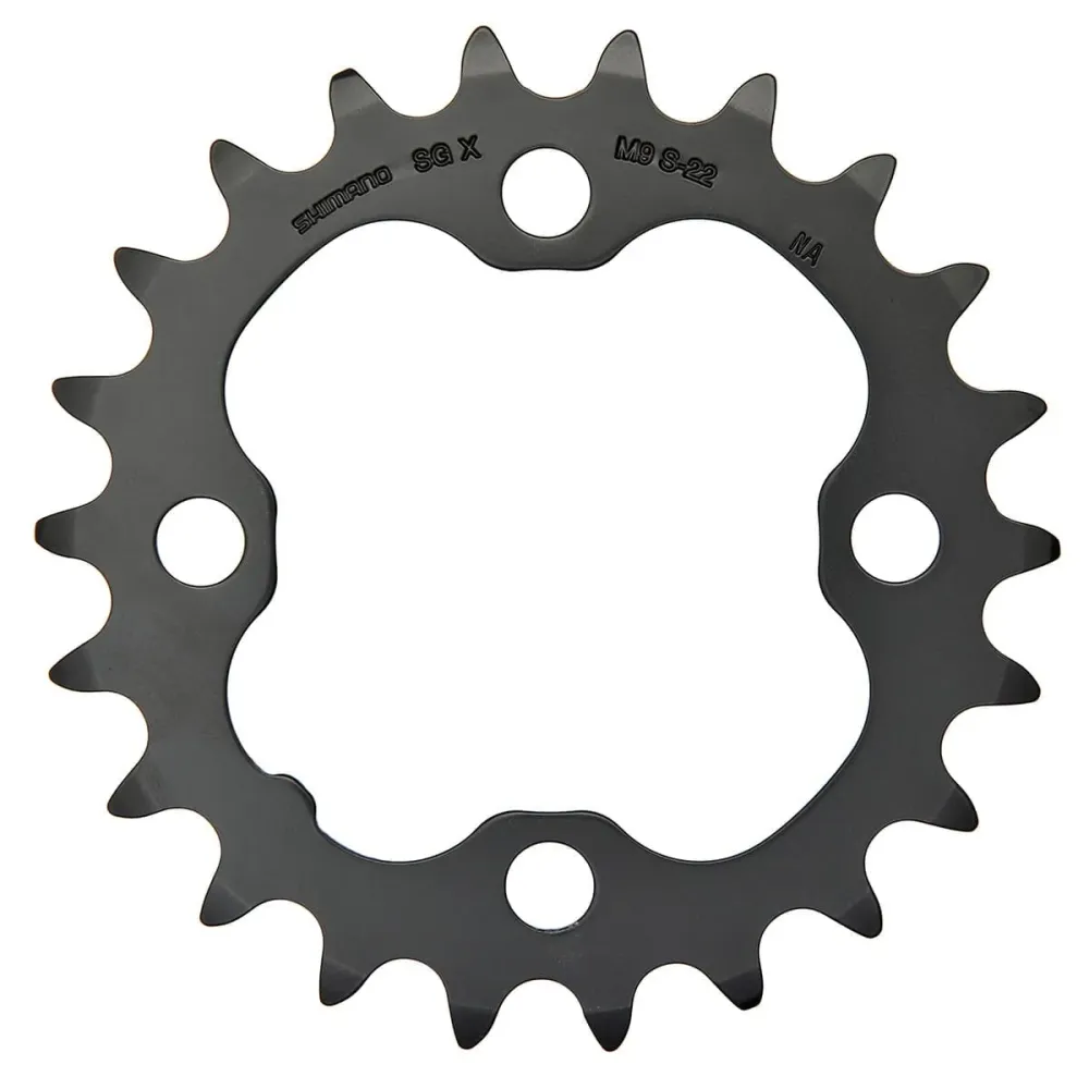 SHIMANO DEORE M590 9V 4 reikää 64mm Sisäinen lokero musta