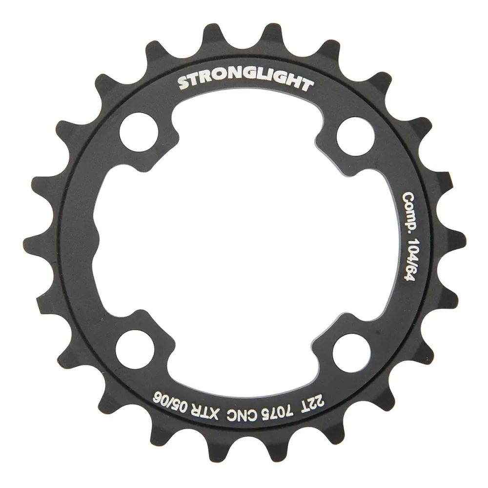 Sisempi ketjupyörä STRONGLIGHT SHIMANO XTR M960 9V 4 reikä 64mm
