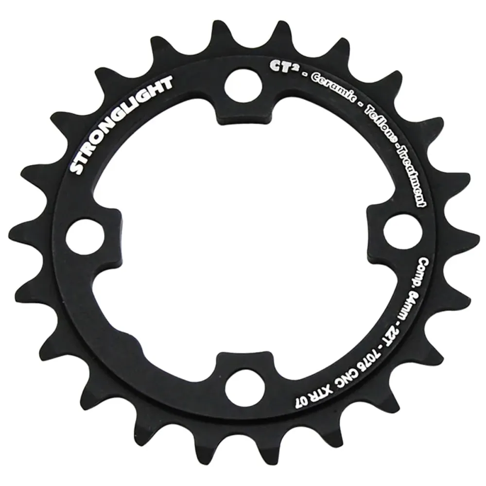 Sisempi ketjupyörä STRONGLIGHT CT² SHIMANO XTR M970 9V 4 reikä 64mm