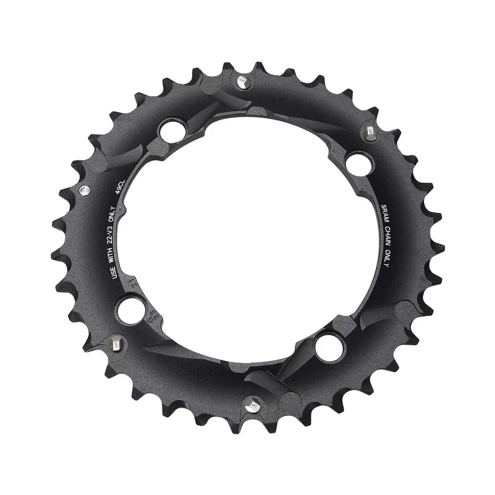 SRAM MTB 104BCD 10V 4 reikää 104mm pitkä tappi ulkoinen ketjupyörä