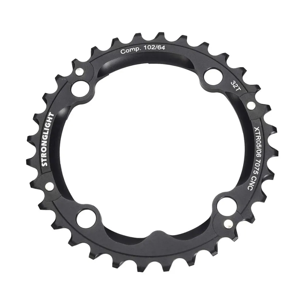 STRONGLIGHT ALU 7075 SHIMANO XTR M960 9V 4-aukkoinen 102mm väliketjurengas