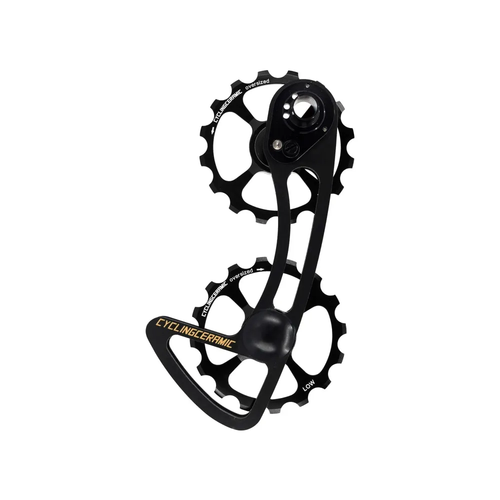 10/11V CYCLINGCERAMIC 16/16 Shimano musta takavaihtajan häkki