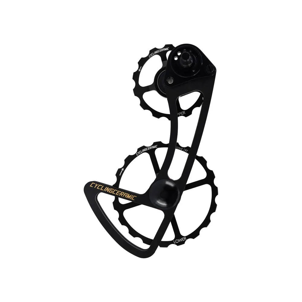 CYCLINGCERAMIC 11-vaihteinen takavaihde Häkki 14/19 Sram E-Tap Musta