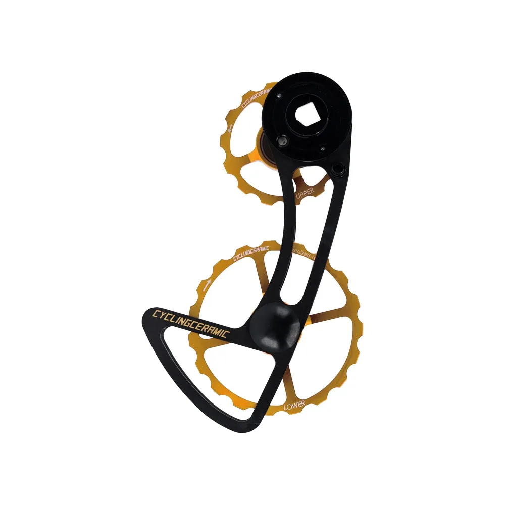 CYCLINGCERAMIC 12V takavaihtajan häkki 14/19 Sram E-Tap AXS Gold