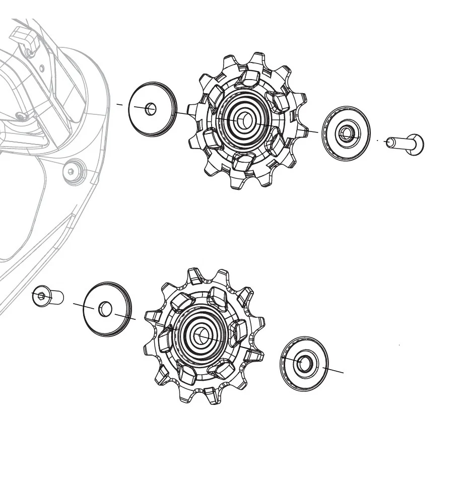 SRAM FORCE AXS 12V -vaihteistovaihteen korit
