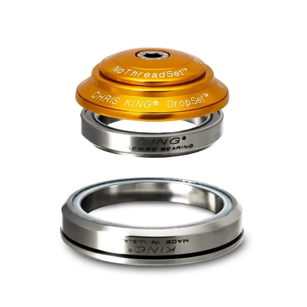 Integroitu kuuloke CHRIS KING DROPSET 3 1"1/8-1.5" IS41/IS52 36° Gold