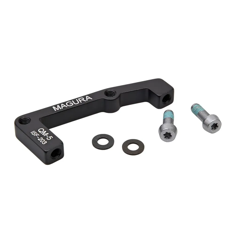Etusatulan sovitin PM / IS MAGURA QM5 Disc 203 mm (+43 mm) musta