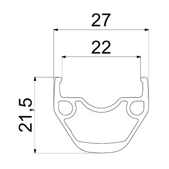 Pari MAVIC ACCESS RG22 DISC (Center Lock) QR-pyöriä (keskilukko)